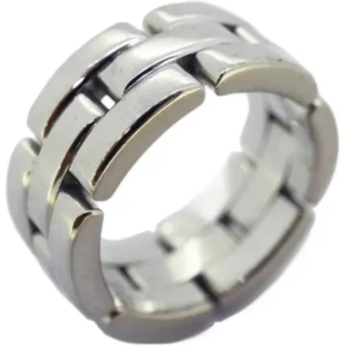 Pre-owned White Gold rings , female, Sizes: ONE SIZE - Cartier Vintage - Modalova