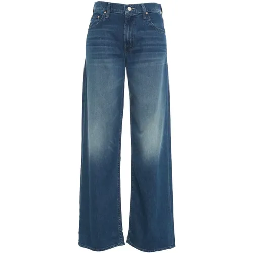 Blaue Baggy Jeans Aw24 , Damen, Größe: W25 - Mother - Modalova