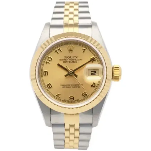 Pre-owned Stainless Steel watches , female, Sizes: ONE SIZE - Rolex Vintage - Modalova