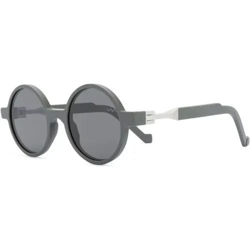 Wl0006 Dark Grey Matt Sunglasses , unisex, Sizes: 46 MM - Vava Eyewear - Modalova