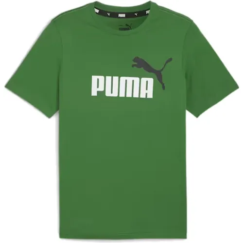 Herren Logo T-Shirt Essential , Herren, Größe: L - Puma - Modalova