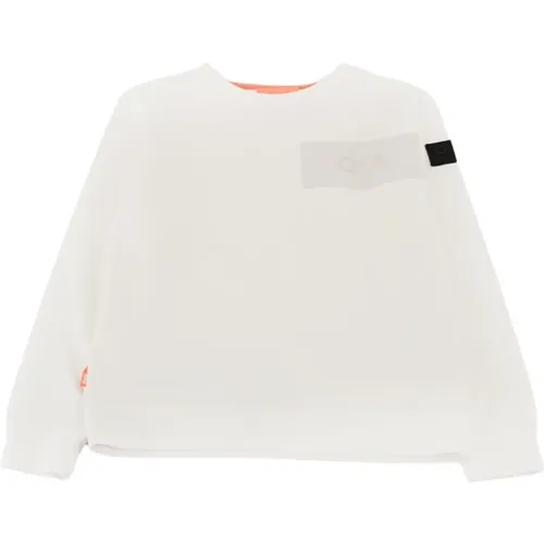 Langarm Crewneck Sweatshirt mit Logo-Patch - Suns - Modalova
