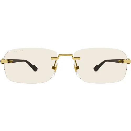 Vintage-inspired Urban Sunglasses Gg1221S 005 , male, Sizes: 56 MM - Gucci - Modalova