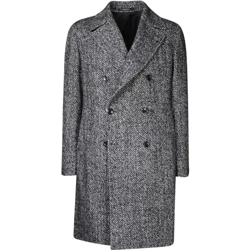 Double-Breasted Winter Coat , male, Sizes: XL, L - Tagliatore - Modalova