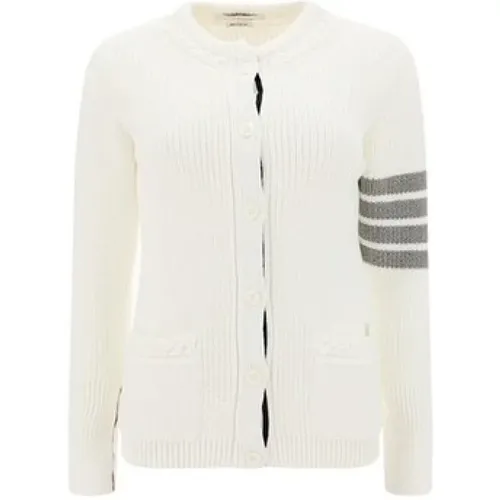 Stylish Cardigan for Men , female, Sizes: 2XS - Thom Browne - Modalova