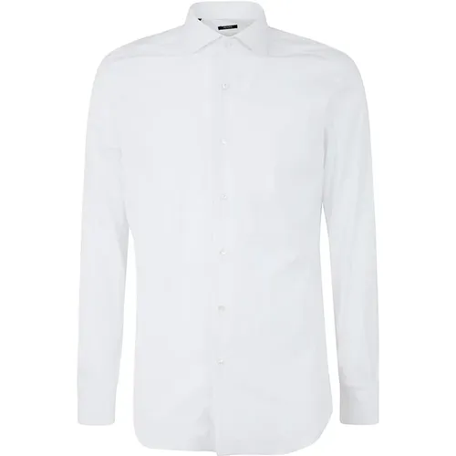 Cotton Stretch Shirt , male, Sizes: 3XL - Barba Napoli - Modalova