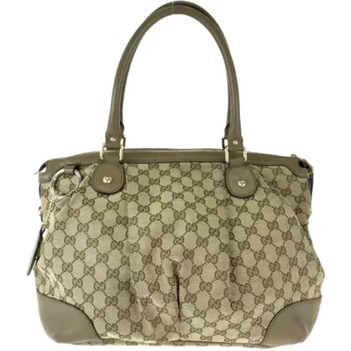 Pre-owned Canvas gucci-bags , female, Sizes: ONE SIZE - Gucci Vintage - Modalova