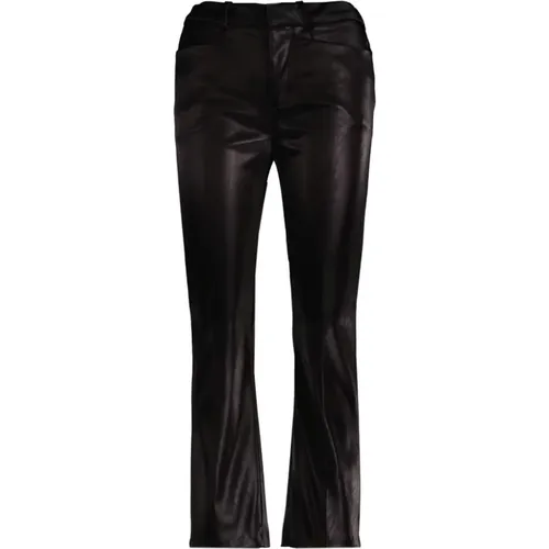 Leather Trousers , female, Sizes: W31 L34, W27 L34 - drykorn - Modalova
