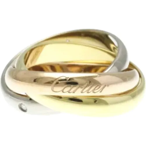 Pre-owned Rose Gold rings , female, Sizes: ONE SIZE - Cartier Vintage - Modalova