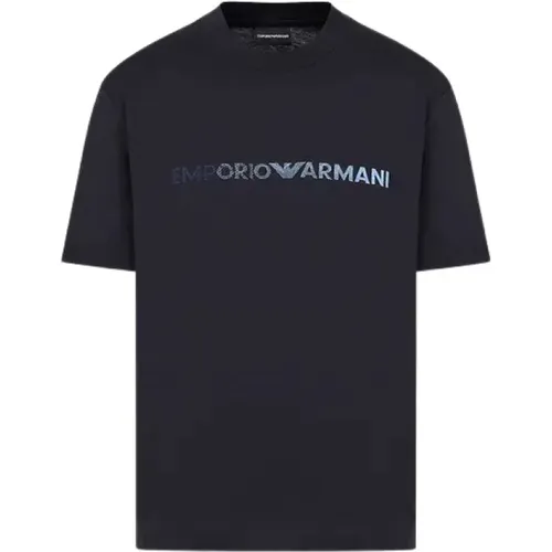 T-shirts and Polos , male, Sizes: L, M, S - Emporio Armani - Modalova