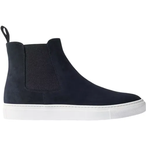 Tommaso Blaue Wildleder Plateau-Sneakers , Herren, Größe: 40 EU - Scarosso - Modalova