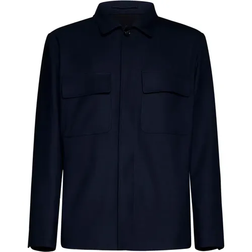 Midnight Wool Jacket , Herren, Größe: XL - Lardini - Modalova