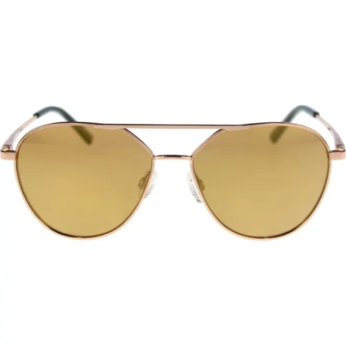 Odell Rose Gold Polarisierte Sonnenbrille , unisex, Größe: 56 MM - Serengeti - Modalova