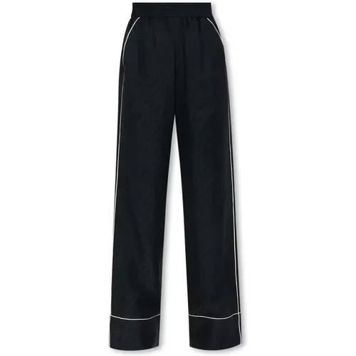 Pyjama style trousers , female, Sizes: 2XS - Off White - Modalova