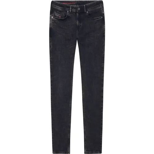 Punk Rock Slim-fit Jeans , Herren, Größe: W28 L32 - Diesel - Modalova