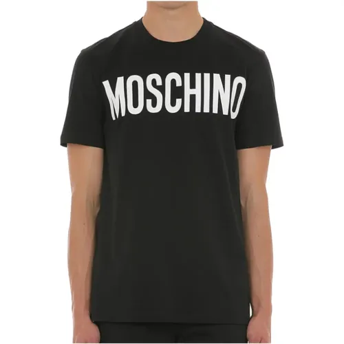Logo T-Shirt , Herren, Größe: 2XL - Moschino - Modalova