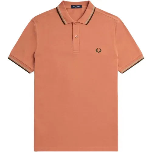 Polo-Shirt mit kurzen Ärmeln , Herren, Größe: S - Fred Perry - Modalova