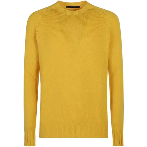 Gelber Sweatshirt Aw24 , Herren, Größe: L - Tagliatore - Modalova