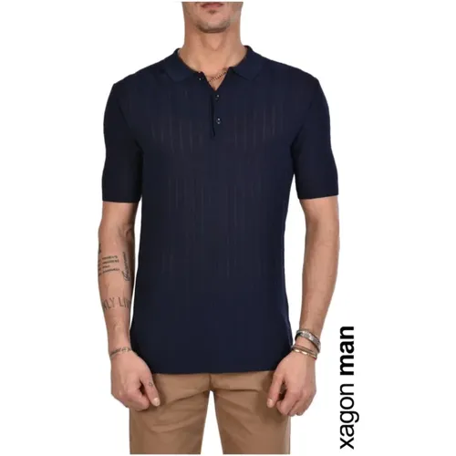 Polo-Shirt mit Knopfleiste - Xagon Man - Modalova