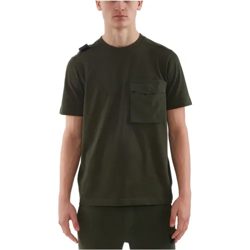 Cargo Pocket Tee Oil Sick , Herren, Größe: M - MA.STRUM - Modalova