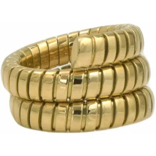 Pre-owned Gold rings , unisex, Sizes: ONE SIZE - Bvlgari Vintage - Modalova