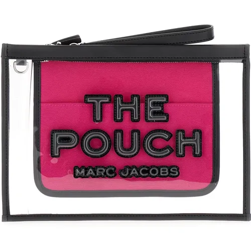 Schwarze Pouch mit Abnehmbarem Handgelenkriemen , Damen, Größe: ONE Size - Marc Jacobs - Modalova