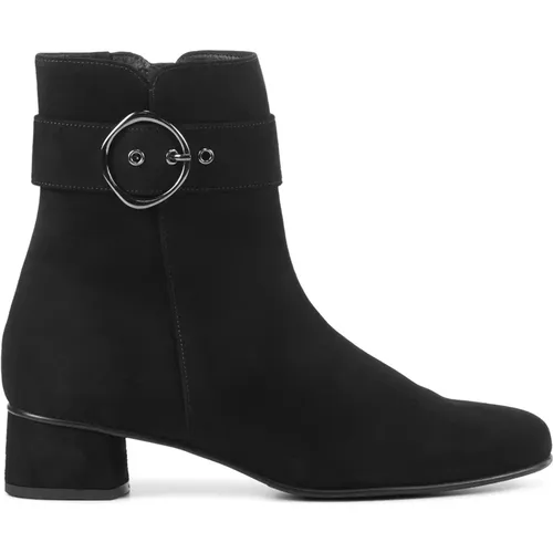 Schwarze Stiefeletten , Damen, Größe: 39 EU - HASSIA - Modalova