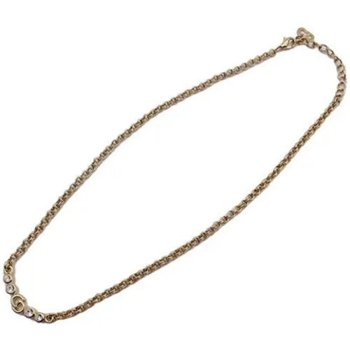 Pre-owned Metall halsketten , Damen, Größe: ONE Size - Dior Vintage - Modalova