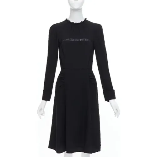 Pre-owned Acetate dresses , female, Sizes: S - Prada Vintage - Modalova