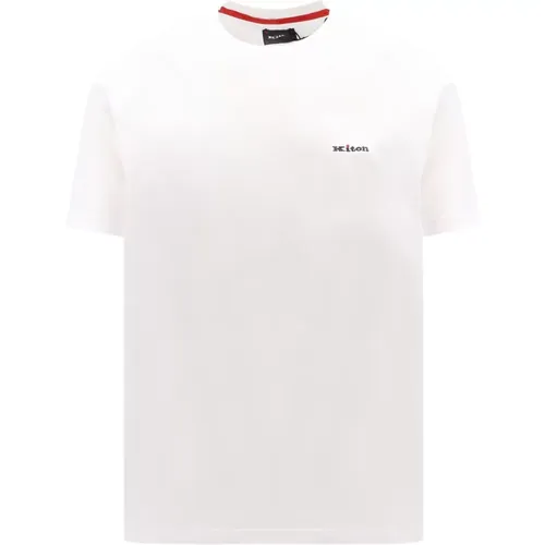 Mens Clothing T-Shirts Polos Ss24 , male, Sizes: M, XL - Kiton - Modalova