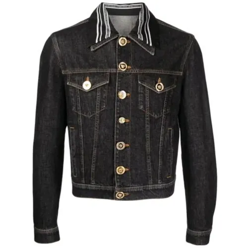 Men's Clothing Jacket Aw23 , male, Sizes: L, M, XL - Versace - Modalova