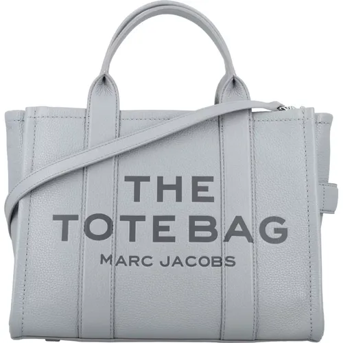 Stylish Medium Leather Tote Bag , female, Sizes: ONE SIZE - Marc Jacobs - Modalova