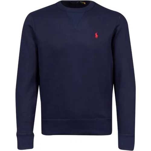 Klassischer Crewneck Pullover , Herren, Größe: M - Ralph Lauren - Modalova