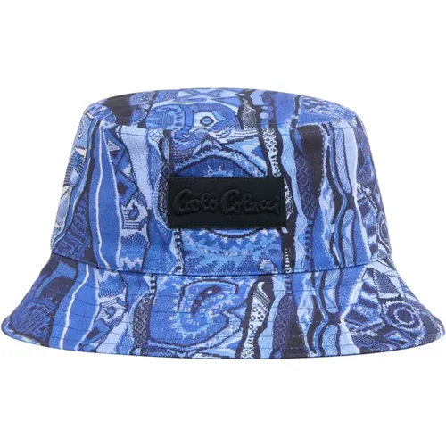 Reversible Fishing Hat , unisex, Sizes: L, S - carlo colucci - Modalova