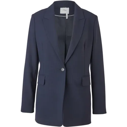 Blazer langarm , Damen, Größe: L - s.Oliver - Modalova