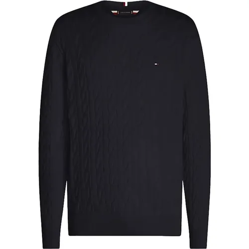 Relaxed Fit Knit Sweater in , male, Sizes: M, S, 3XL, 2XL - Tommy Hilfiger - Modalova