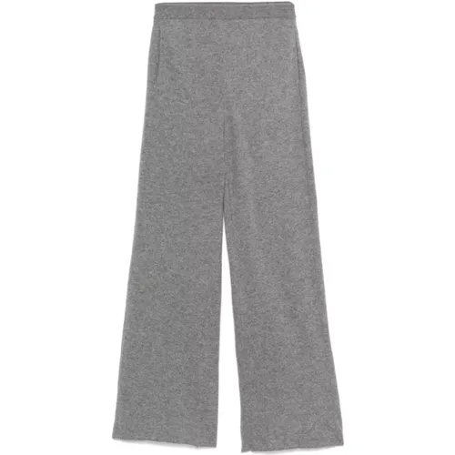 Knit Grey Trousers , female, Sizes: 2XS, S - Nude - Modalova