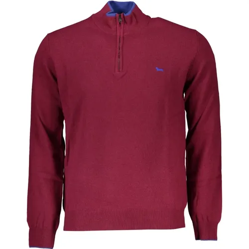 Roter Herren Rollkragenpullover , Herren, Größe: M - Harmont & Blaine - Modalova