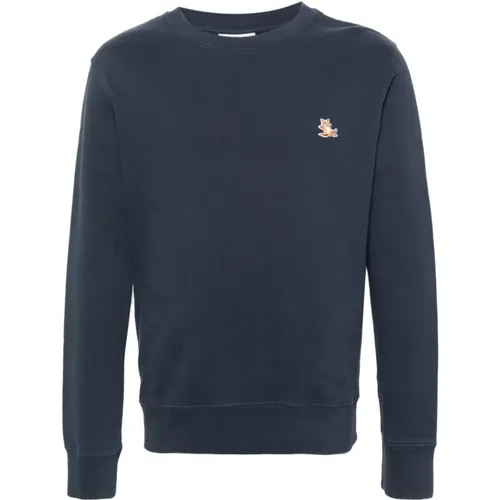 Maison Kitsune Sweaters , male, Sizes: L, XL, XS, S - Maison Kitsuné - Modalova