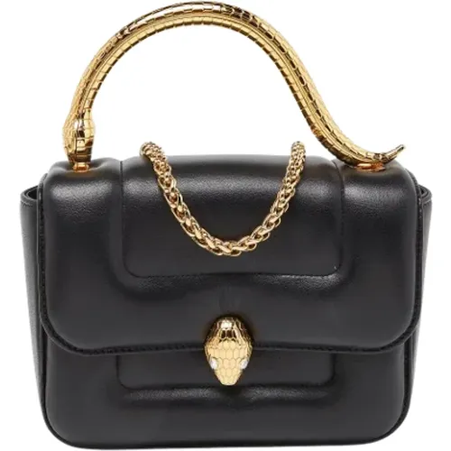 Pre-owned Leather handbags , female, Sizes: ONE SIZE - Bvlgari Vintage - Modalova