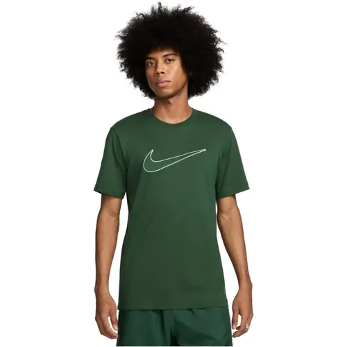 Sportbekleidung T-Shirt , Herren, Größe: M - Nike - Modalova