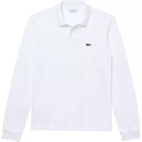 Poloshirt Langarmpoloshirt aus Petit Piqué , Herren, Größe: 3XL - Lacoste - Modalova