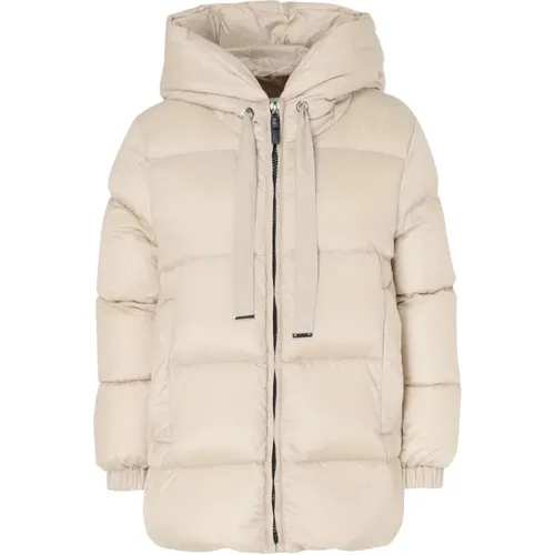 Ecru Seia Padded Jacket , female, Sizes: S, M - Max Mara - Modalova