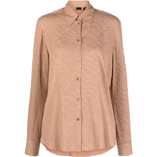 Smorzare shirt , female, Sizes: 3XS, XS, M - pinko - Modalova