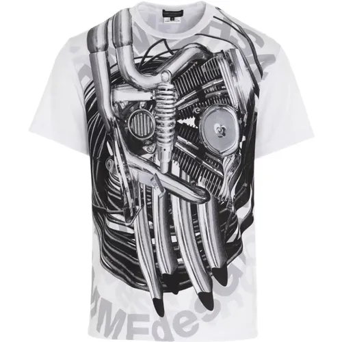 Tech-Stoff All-Over Print T-Shirt - Comme des Garçons - Modalova