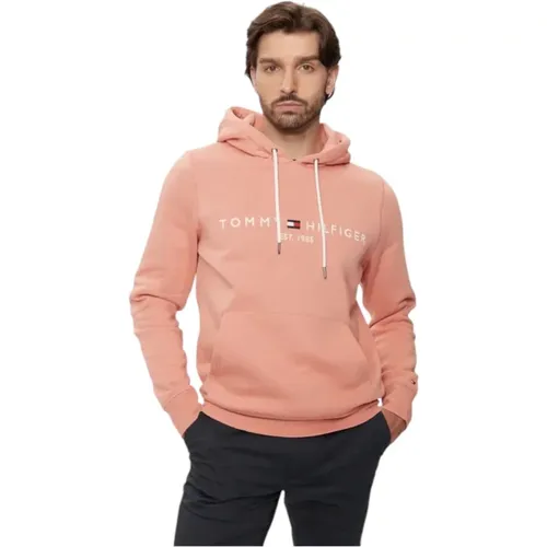 Kapuzenpullover , Herren, Größe: M - Tommy Hilfiger - Modalova