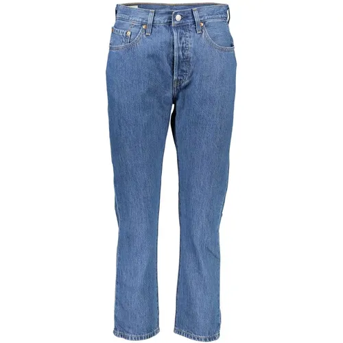 Levi's, Blaue Baumwolljeans Hose , Damen, Größe: W28 L26 - Levis - Modalova