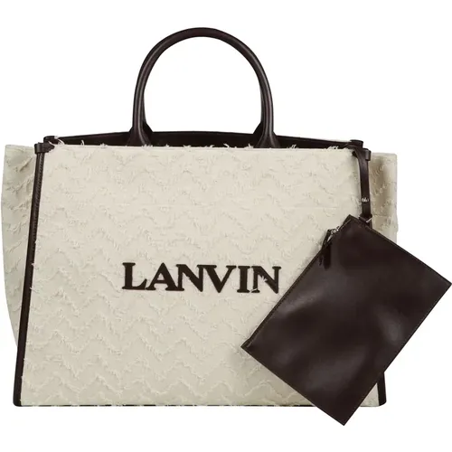 Stilvolle Tote Tasche mit Schultergurt - Lanvin - Modalova