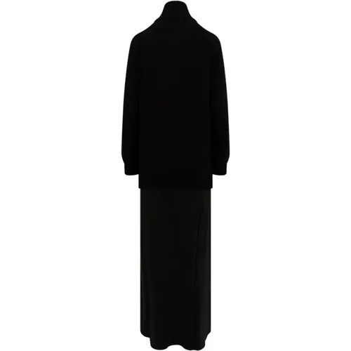 Turtleneck Dress , female, Sizes: S - Semicouture - Modalova