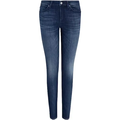 Blaue Super Skinny Damenjeans , Damen, Größe: W29 - Armani Exchange - Modalova